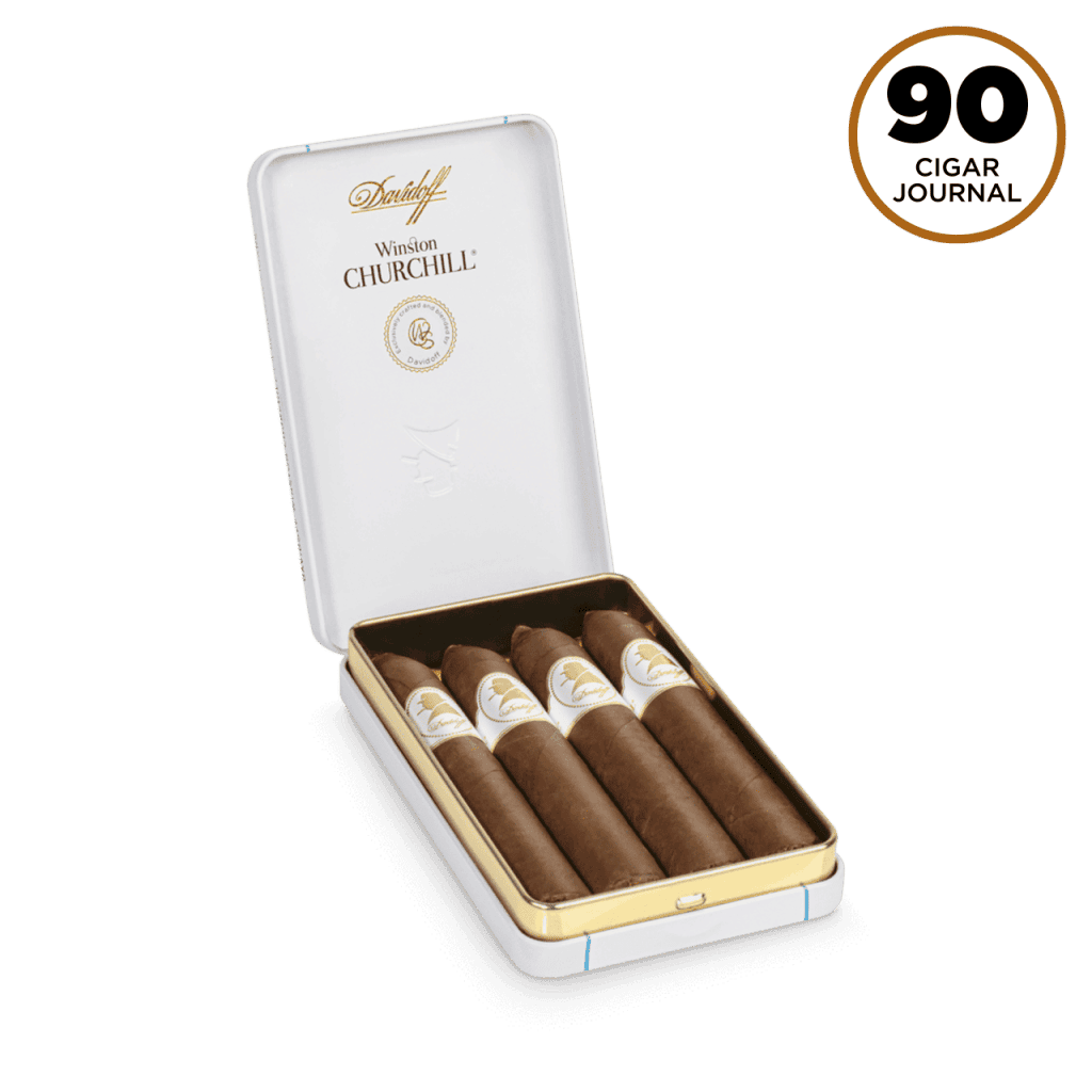 Davidoff Winston Churchill Belicoso 4’lü metal kutu