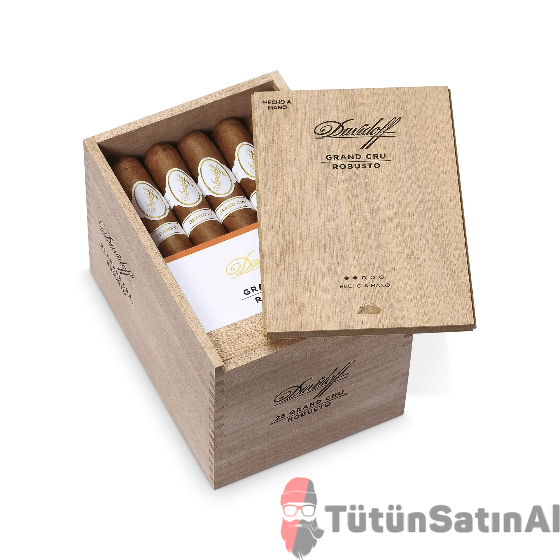 3642_source_1717591024-1.webp Davidoff Grand Cru Robusto Puro – 25'li Ahşap Kutu - Görsel 1
