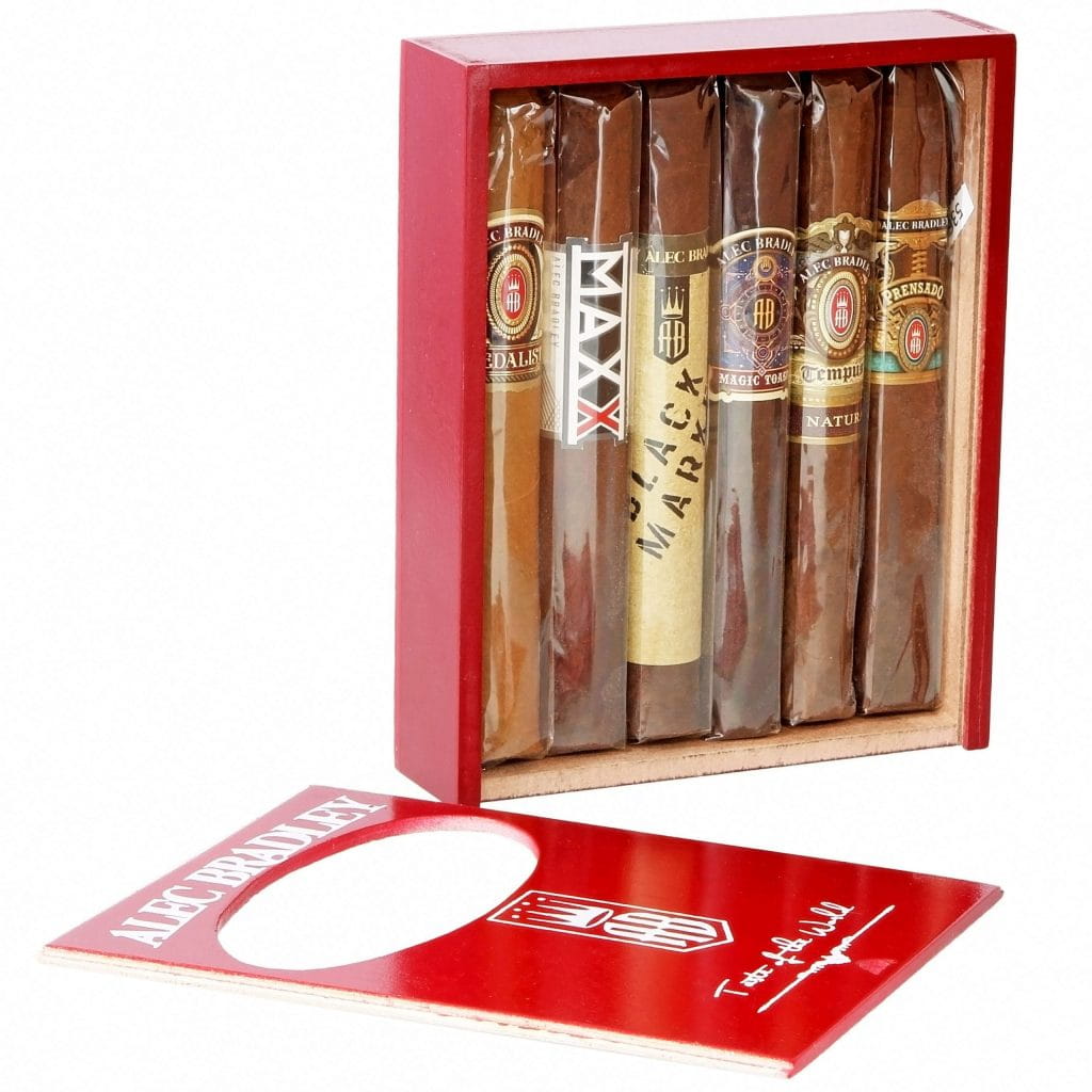 Alec Bradley Taste of the World altı farklı purolu kırmızı sampler kutusu