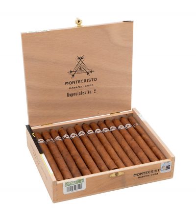 Montecristo Especial No. 2, 25’li açık ahşap kutu