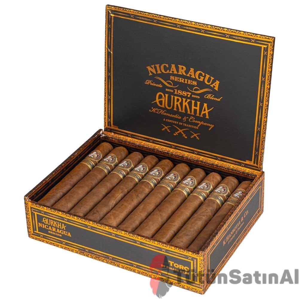 Gurkha-Nicaragua-Series-Toro.jpg Gurkha Nicaragua Series Toro – 20’li Ahşap Kutu - Görsel 1