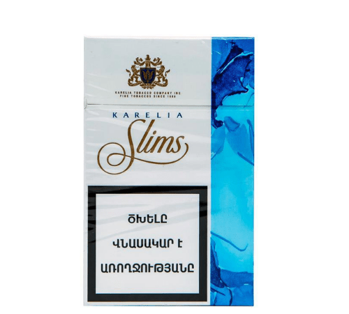 Karelia-Blue-Slims-Sigara.png Karelia Blue Slims Sigara - Sade Sigara - Görsel 1