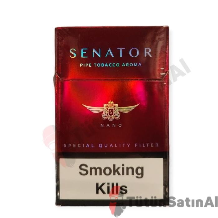 Senator-Special-Nano-Strawberry-.jpg Senator Nano Pipe Tobacco Aroma Sigara - Görsel 1