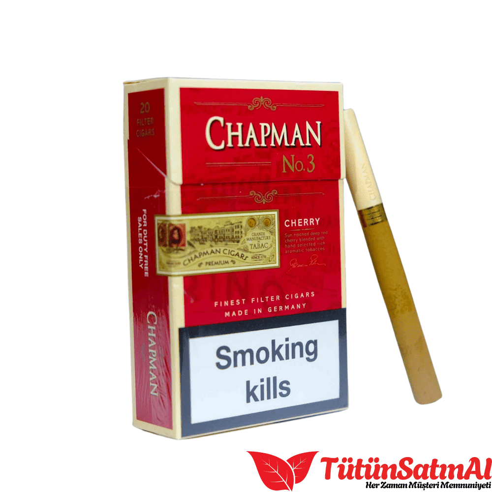 Tutun-Satin-Al.png Chapman Sigarillo No3 Cherry Vişne - KALIN - Görsel 1