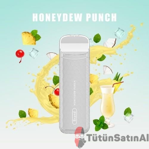 anyvape-honeydew-punch-2500-puff-balli-meyvelijpgw1920q75.jpeg Anyvape Honeydew Punch 2500 Puff (Ballı Meyveli) - Görsel 1