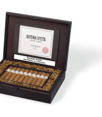 Buena Vista Araperique Robusto 20’li ahşap kutu açık görünüm