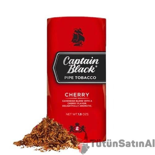 captain-black-cherry-visne-ithal-pipo-tuetuenuejpgw1920q75.jpeg Captain Black Cherry (Vişne) Pipo Tütünü – Aromatic Black Cavendish - Görsel 1