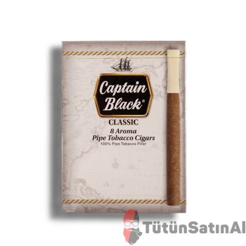 captain-black-classic-sigarillo-paket-8-adetjpgw1920q75.jpeg Captain Black Classic Ağızlıklı Puro – Ağızlık Konforu - Görsel 1