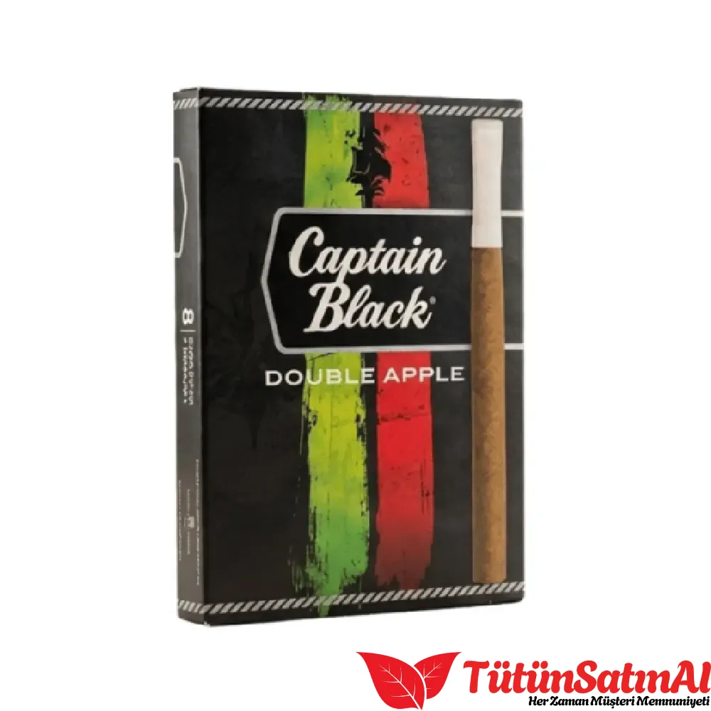 captain-black-double-apple-agizlikli-puro-tutuncesitleri50.webp Captain Black Double Apple Ağızlıklı Puro – Pürüzsüz Ağızlık Çekimi - Görsel 1