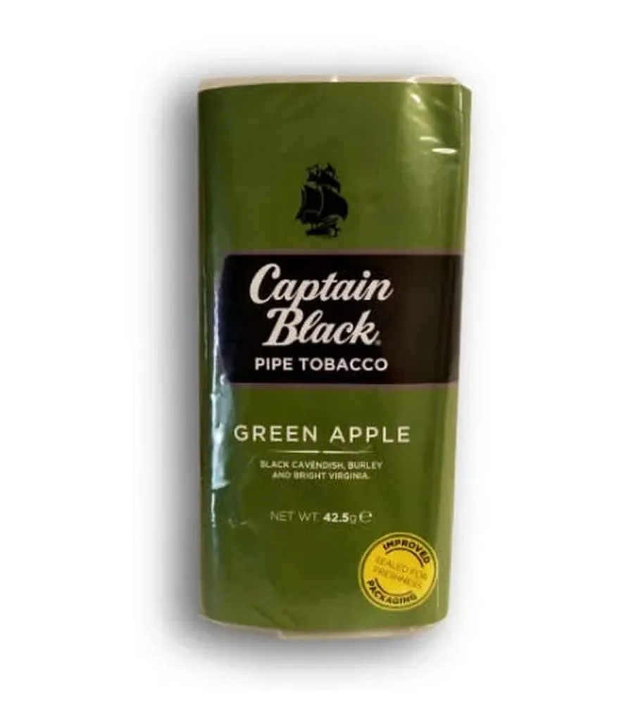 Captain Black Green Apple Pipo Tütünü (Elma Aromalı) ürün paketi