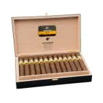 Cohiba Maduro 5 Genios 25’li ahşap puro kutusu, açık görünüm
