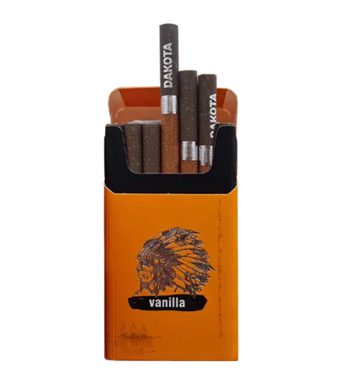 DAKOTA Vanilla Vanilya Aromalı Sigara DAKOTA Vanilla vanilya aromalı sigara paketi