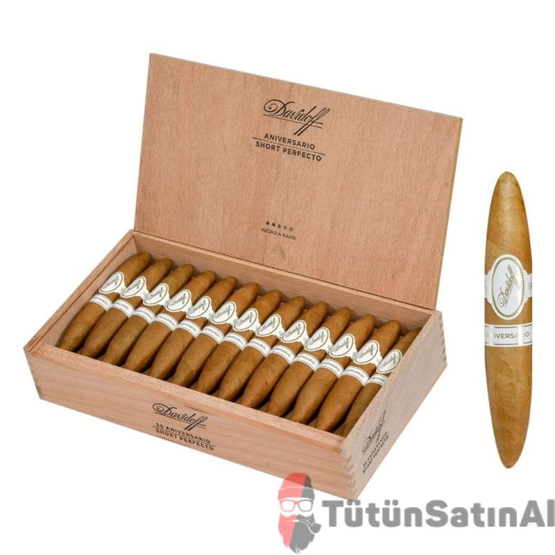 davidoff-aniversario-short-perfecto.jpg Davidoff Aniversario Short Perfecto 25's Puro - Görsel 1