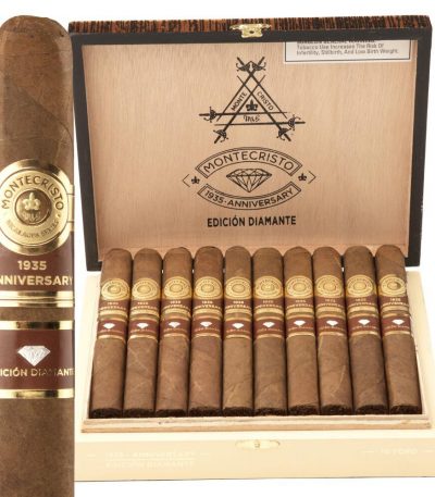 Montecristo 1935 Anniversary Edición Diamante Toro açık kutu