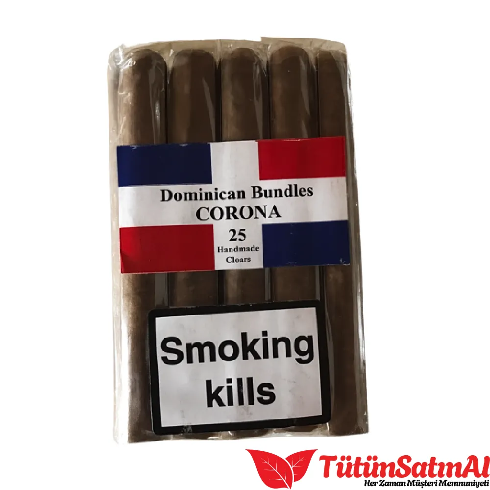dominican-bundles-corona-25s-puro-tutuncesitleri50.webp Dominican Bundles Corona 25's Puro - Görsel 1