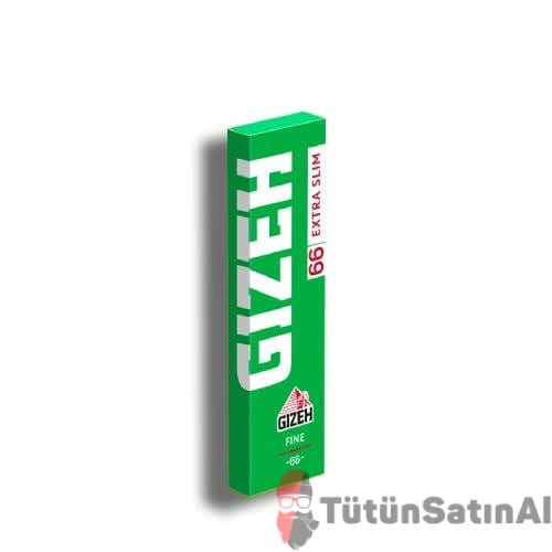 gizeh-extra-slim-fine-koyu-yesiljpgw1920q75.jpeg Gizeh Extra Slim Fine 66 Yaprak Sarma Kağıdı - Görsel 1