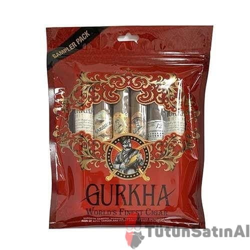 gurkha-cigar-sampler-pack-of-6-different-cigars.jpg Gurkha Sampler Pack Red 6's - Puro - Görsel 1