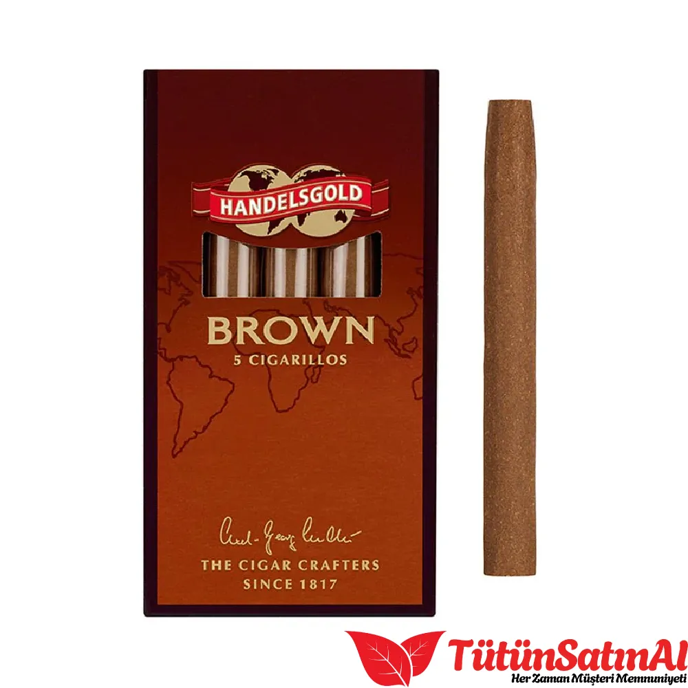 handelsgold-brown-5-cigarillos-kahve-aromali-tutuncesitleri50.webp Handelsgold Brown 5 Cigarillos - Kahve Aromalı - Görsel 1