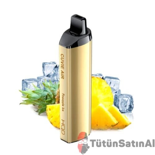 hqd-cuvie-air-tek-kullanimlik-vape-4000-puf-ananas-aromalijpgw1920q75.jpeg HQD Cuvie Air Pineapple İce 4000 Puf - Görsel 1