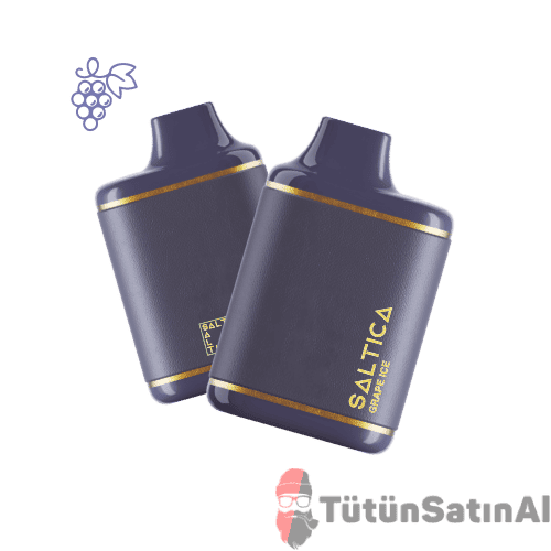 leather-grape-ice.png Saltica 7000 Aloe Grape Puff - Leather Series - Görsel 1