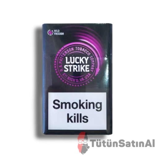 lucky-strike-wild-freedom-yaban-mersinli-paket-sigarajpgw1920q75.jpeg Lucky Strike Wild Freedom (Yaban Mersinli) İthal Sigara - Görsel 1