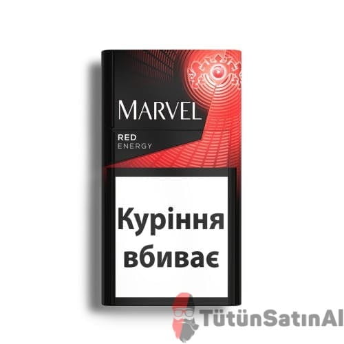 marvel-red-energyjpgw1920q75.jpeg Marvel Red Energy (Karpuz) İthal Sigara - Görsel 1