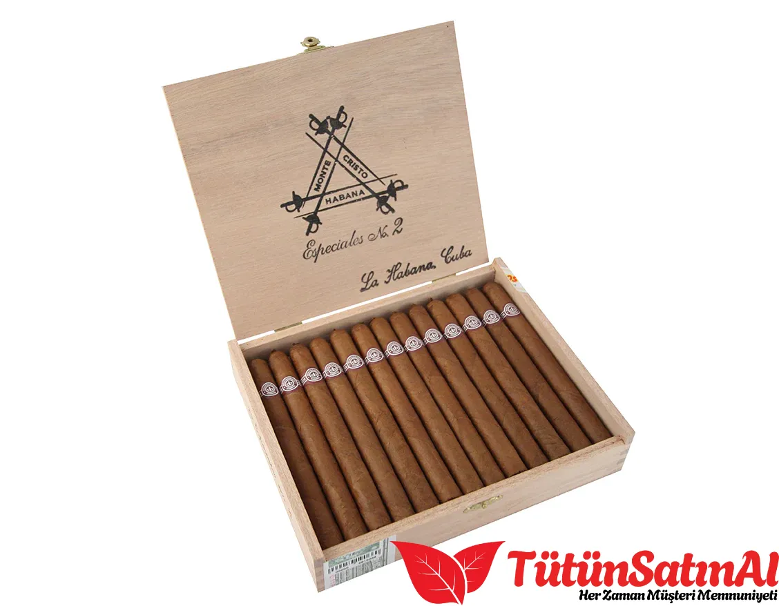 no329.webp Montecristo Especial No. 2 25’li Ahşap Kutu - Görsel 1