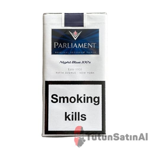 parliament-night-blue-long-tutuncesitleri50.jpg Parliament Night Blue 100's Sigara - Görsel 1