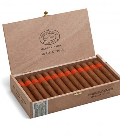 Partagás Serie D No. 4 25’li açık ahşap puro kutusu