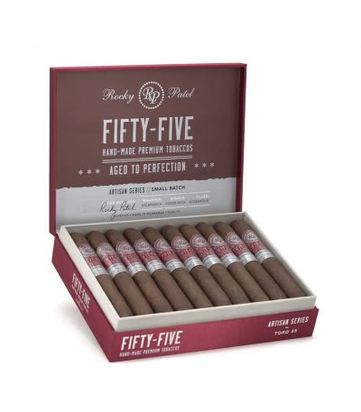 Rocky Patel Fifty-Five Toro 20’li açık ahşap puro kutusu