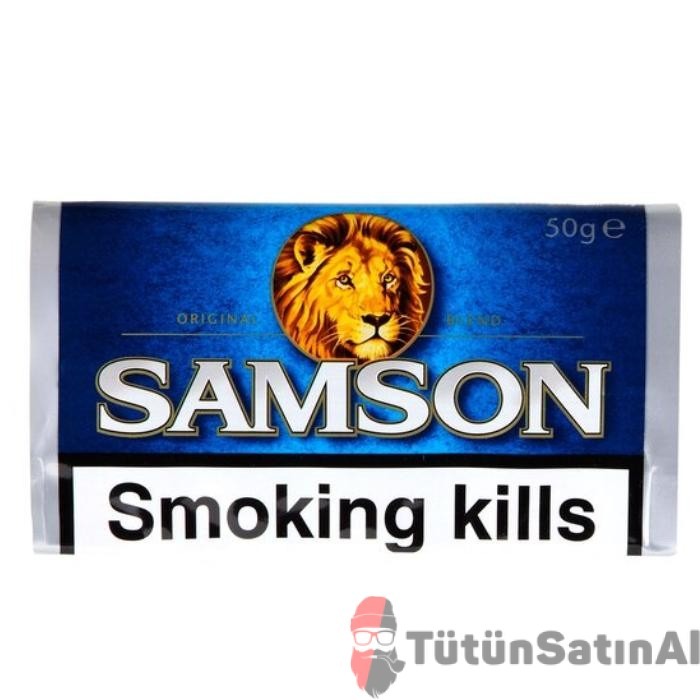 samson-mavi-blue-ithal-paket-tutun-50g-tutuncesitleri50.jpg Samson Mavi (Blue) İthal Paket Tütün Çeşitleri – 50gr (KURU ÜRÜN) - Görsel 1