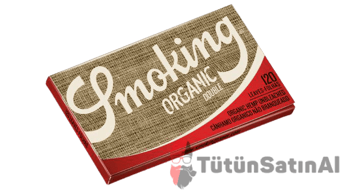 smoking-double-window-organic-ciftli-organik-tanejpgw1920q75.png Smoking Organic Double Window 120 Yaprak Sarma Kağıdı - Görsel 1