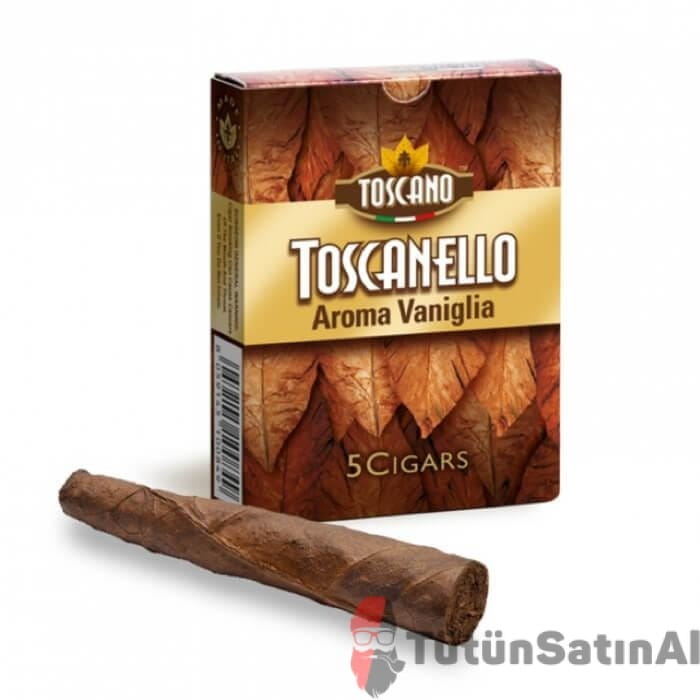 urun-61f317d72de8b.jpg Toscanello Giallo Vaniglia Puro – Vanilya Aromalı Puro - Görsel 1