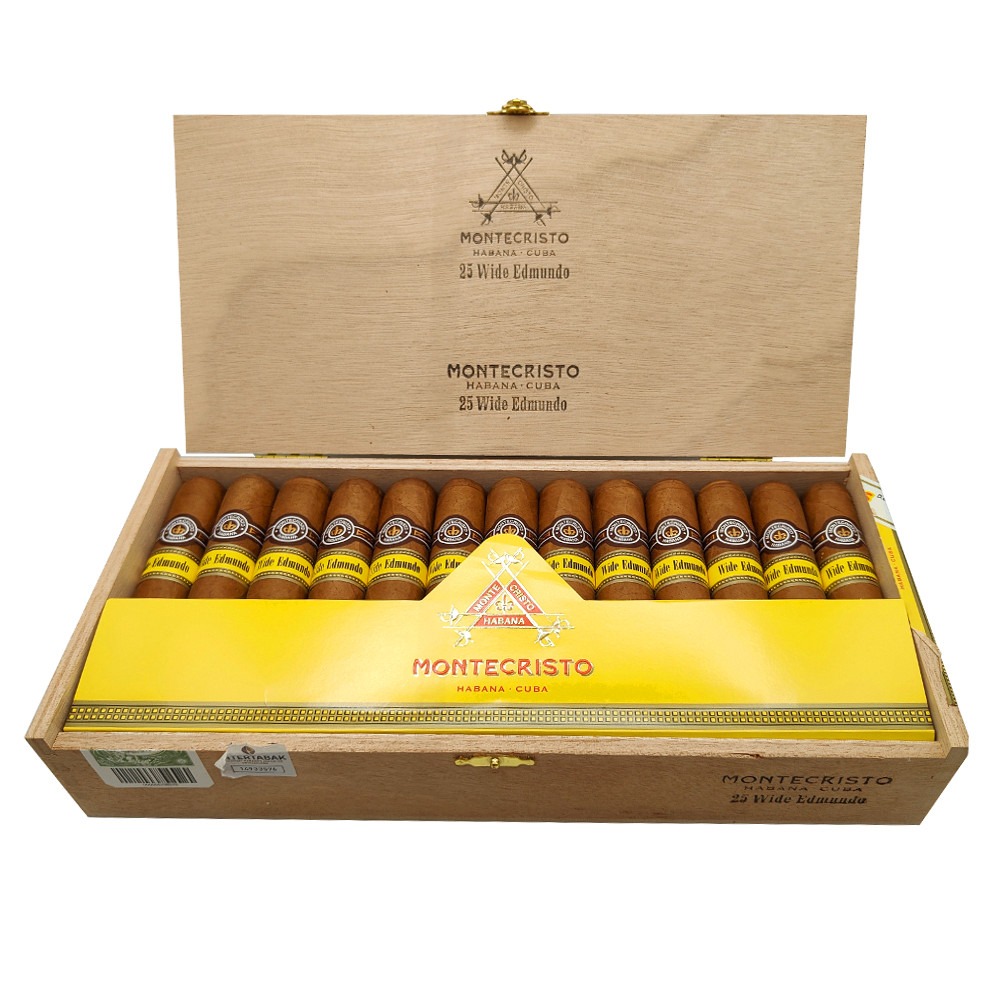 Montecristo Wide Edmundo 25 adetlik açık kutu