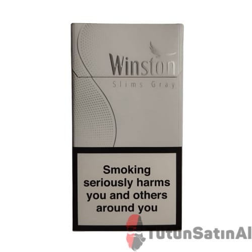 winston-slim-gray-ithal-sigara-tutuncesitleri50.jpg Winston Gray Super Slim (Duty Free) İthal Sigara - Görsel 1